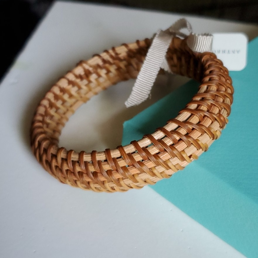 Wicker Bangle Bracelet